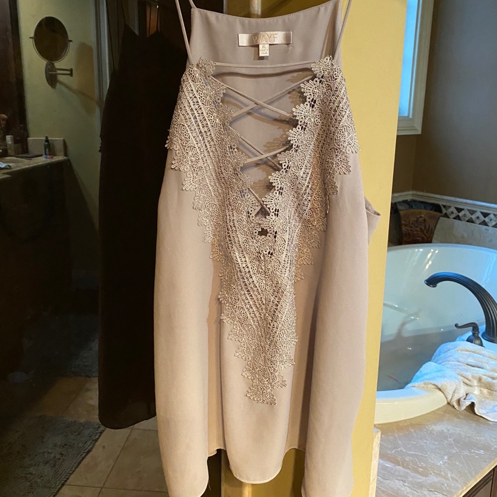 Strap Grey Tank Top